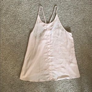Light pink high neck tank top
